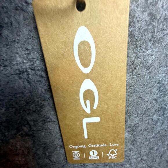 OGL Move Brami Top Womens 2XL Heather Tan Lyocell Wool Banded Hem Built in Bra - Picture 5 of 7